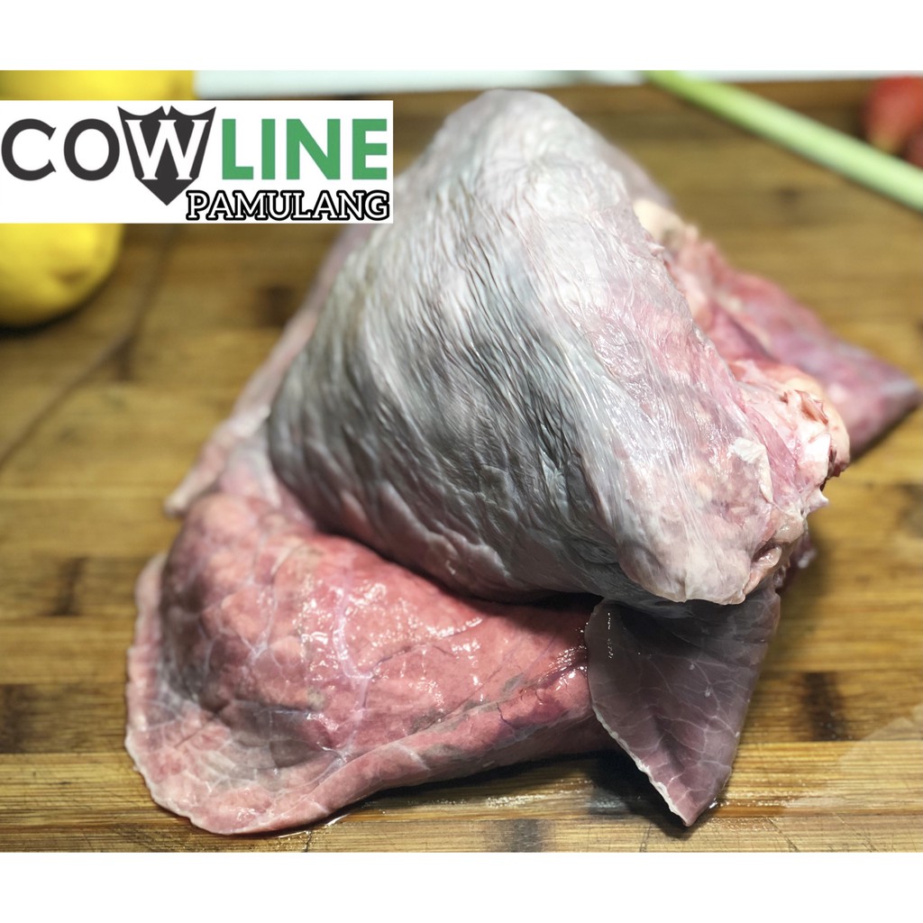 

Paru Sapi Beef Lungs Import kondisi Beku Perpack Plastik 1 Kg HALAL