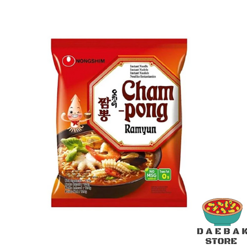 

Nongshim Champong Noodle Soup 124 Gr - Mi Instant Ramen Kuah Korea