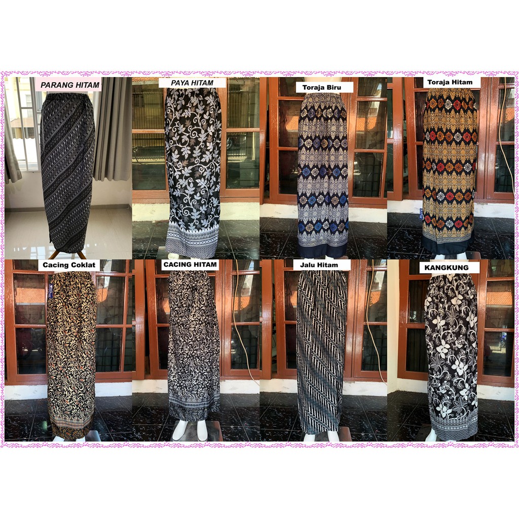 Rok Batik Katun Silk Prad Motif Mengkilat (14 motif) ROK BAWAHAN KEBAYA KONDANGAN SERAGAM