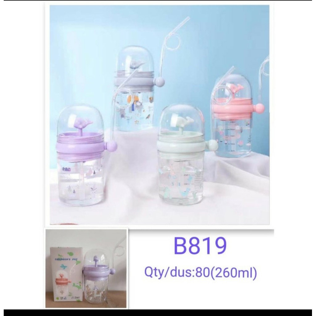 Botol Minum Anak Unik Lucu Air Mancur BLUP BLUP 250 ML