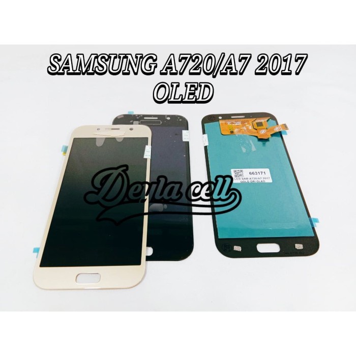 {SuheStore} LCD TOUCHSCREEN SAMSUNG A7 2017/A720 AMOLED ORIGINAL Limited