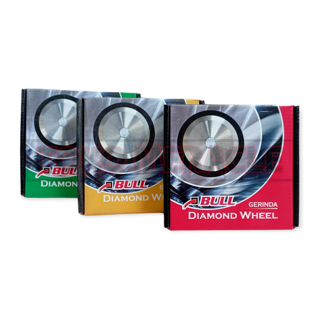 [4"] Batu Asah BULL 4" - Diamond Grinding Wheel Batu Asah Asahan Pisau TCT 4" 100mm