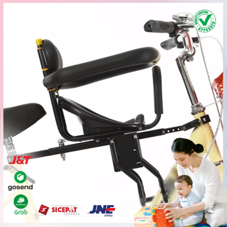 Boncengan Depan Anak Sepeda Lipat Child Safety Front Seat Tempat Duduk Anak di Sepeda Mainan Anak To