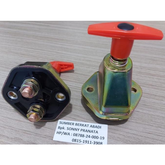 SWITCH SAKLAR ON OFF BATTERY GENSET AKI ENGINE CUT OFF SAKLAR PEMUTUS terlaris