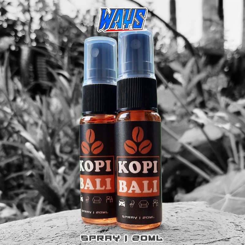 [Z183] 20ml Parfum Kopi Bali Spray Botol Semprot Pengharum Pewangi Mobil Helm Jaket Kipas AC Lemari Ruangan