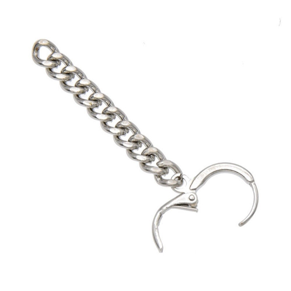 【COD Tangding】Fashion Silver Tassel BTS JIMIN Stud Earrings Kpop Pendant Drop Jewelry