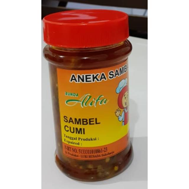 

Sambel Cumi Halal Home Made BUNDA ALIFA