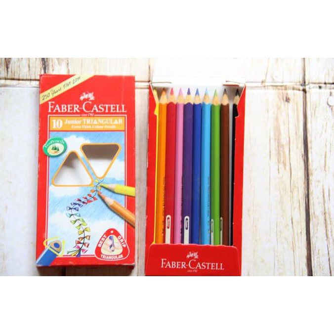 

Sale!! Pensil Warna Faber Castell Triangle 12 Color Terbaru