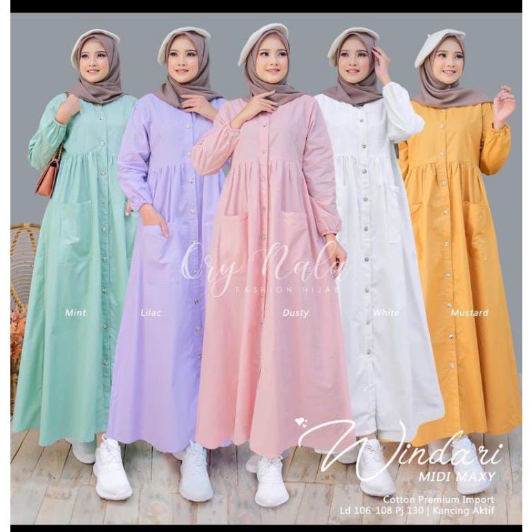 mini dress polos kancing