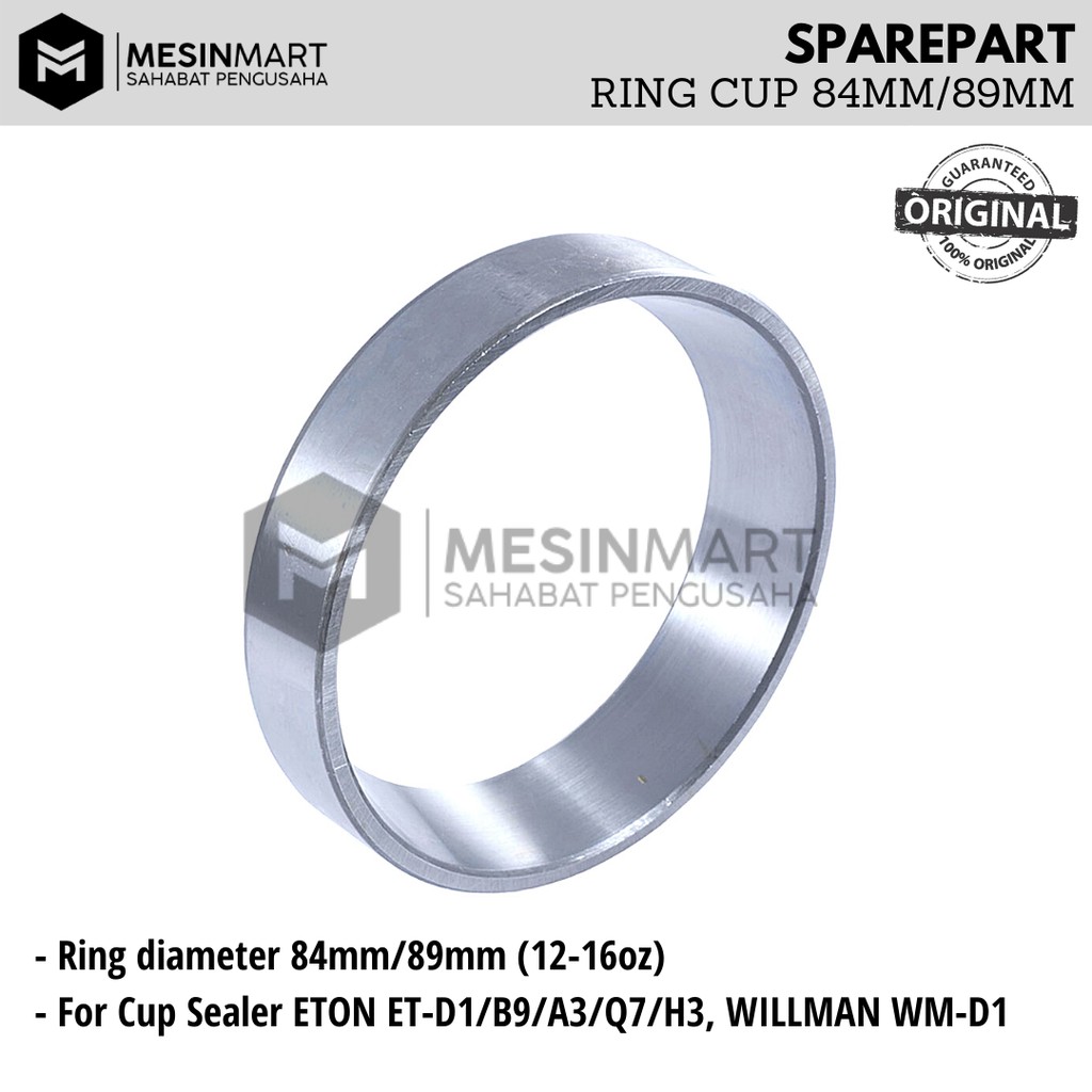Spare Part: Ring Cup Sealer Mesin Press Gelas 22 oz Jumbo 84mm 89mm / Gelas Aqua 67mm 89mm