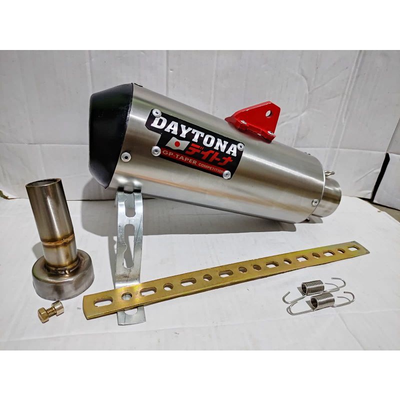 Knalpot Daytona+DB killer Inlet 50 mm