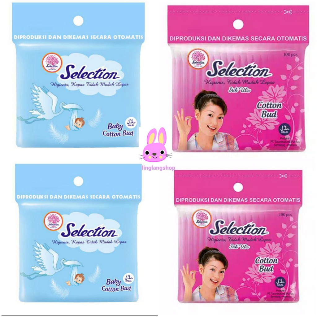 SELECTION ( dewasa &amp; Baby ) Cinderella 60 100 180 pcs box cotton Bud bayi kapas korek kuping telinga pembersih (no.228)