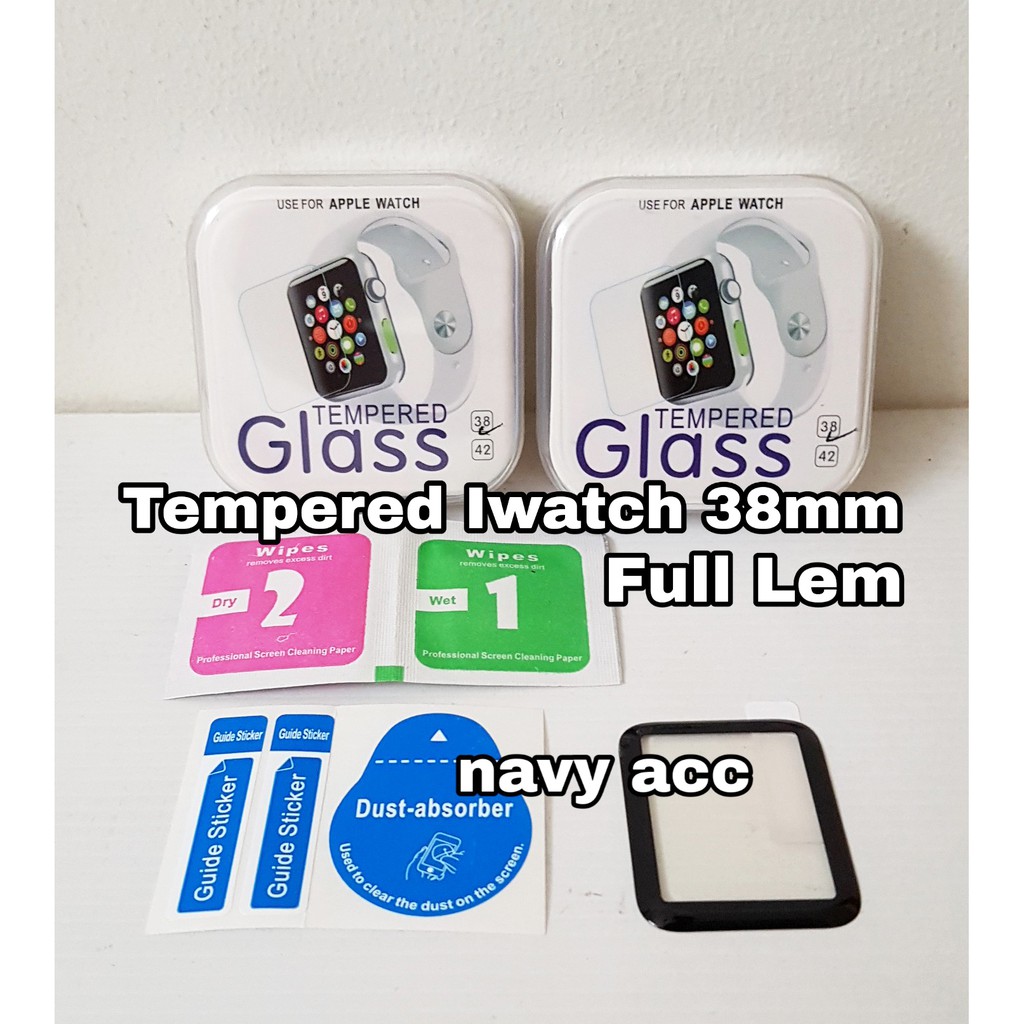 Tempered Glass Iwatch Full Cover 38mm - 42mm Tempered Curve Iwatch