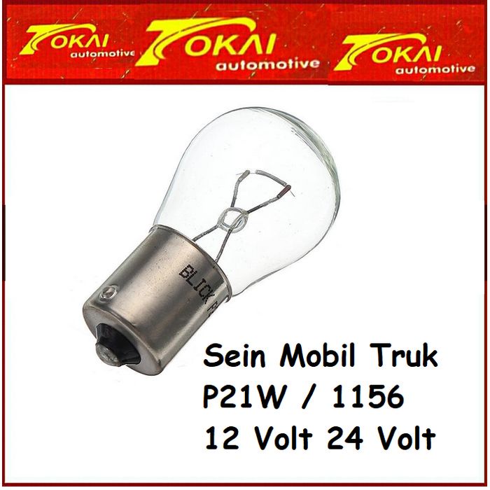 Termurah BOHLAM BOLAM LAMPU SEIN MUNDUR Mobil Motor 12V 12 volt S25 PY21W 1156