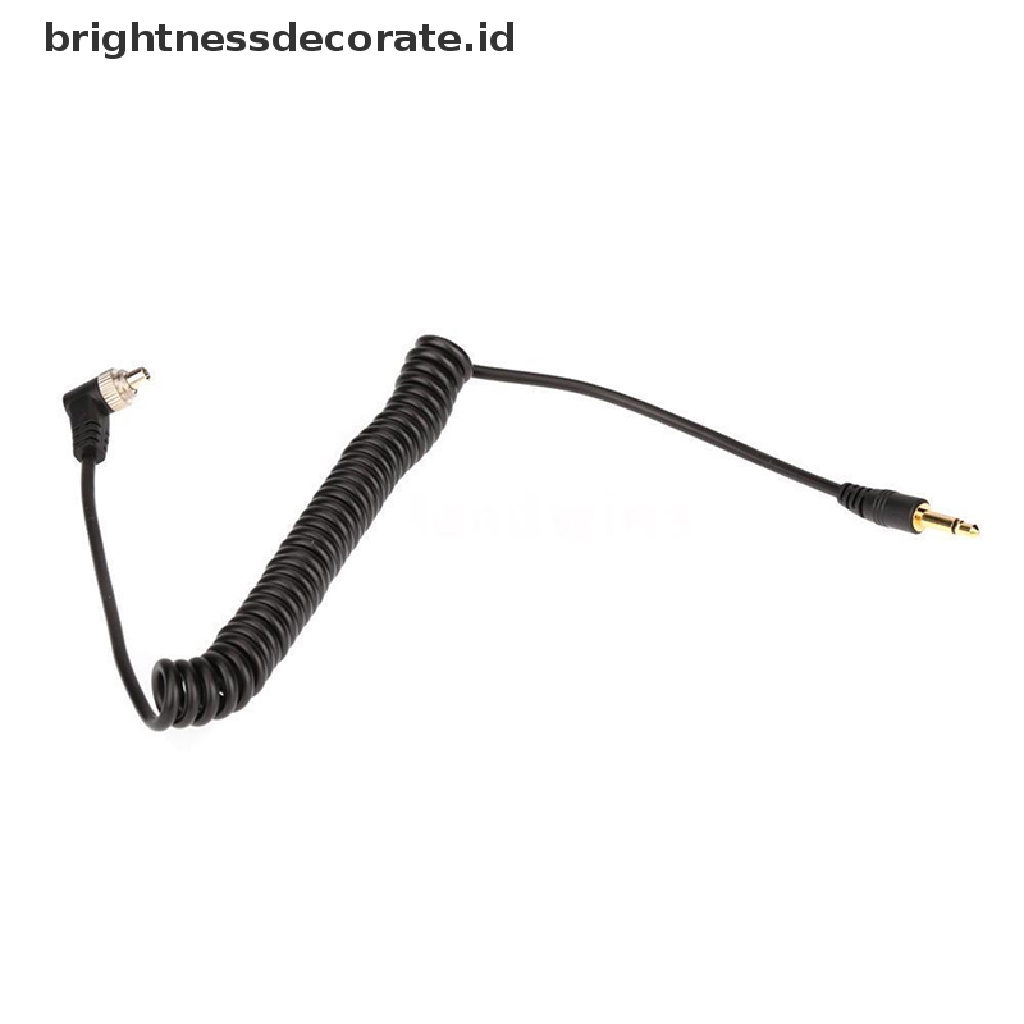 Kabel Sekrup Sinkronisasi Flash Male Ke Male 3.5mm Untuk Studio