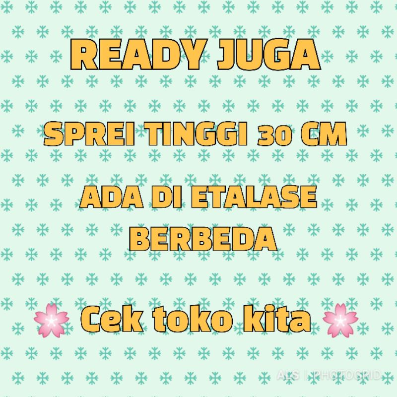 SPREI HOMEMADE SEPRAI MOTIF SPREI SHABBY