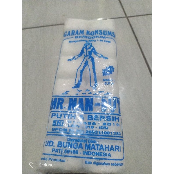 

GARAM KONSUMSI BERIODIUM . GARAM KOTAK NAN DUT 600gr