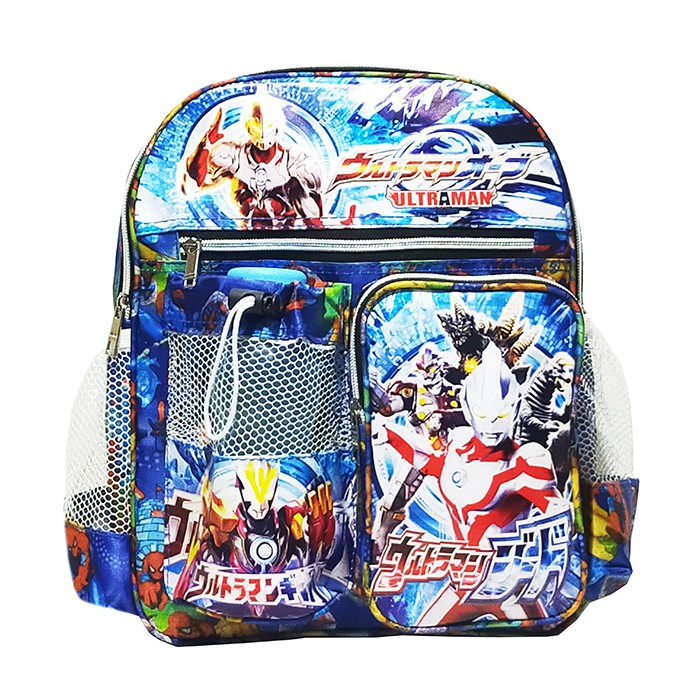 Tas anak PAUD TK karakter ULTRAMAN free botol // Tas ransel  ULTRAMAN  // ransel mini