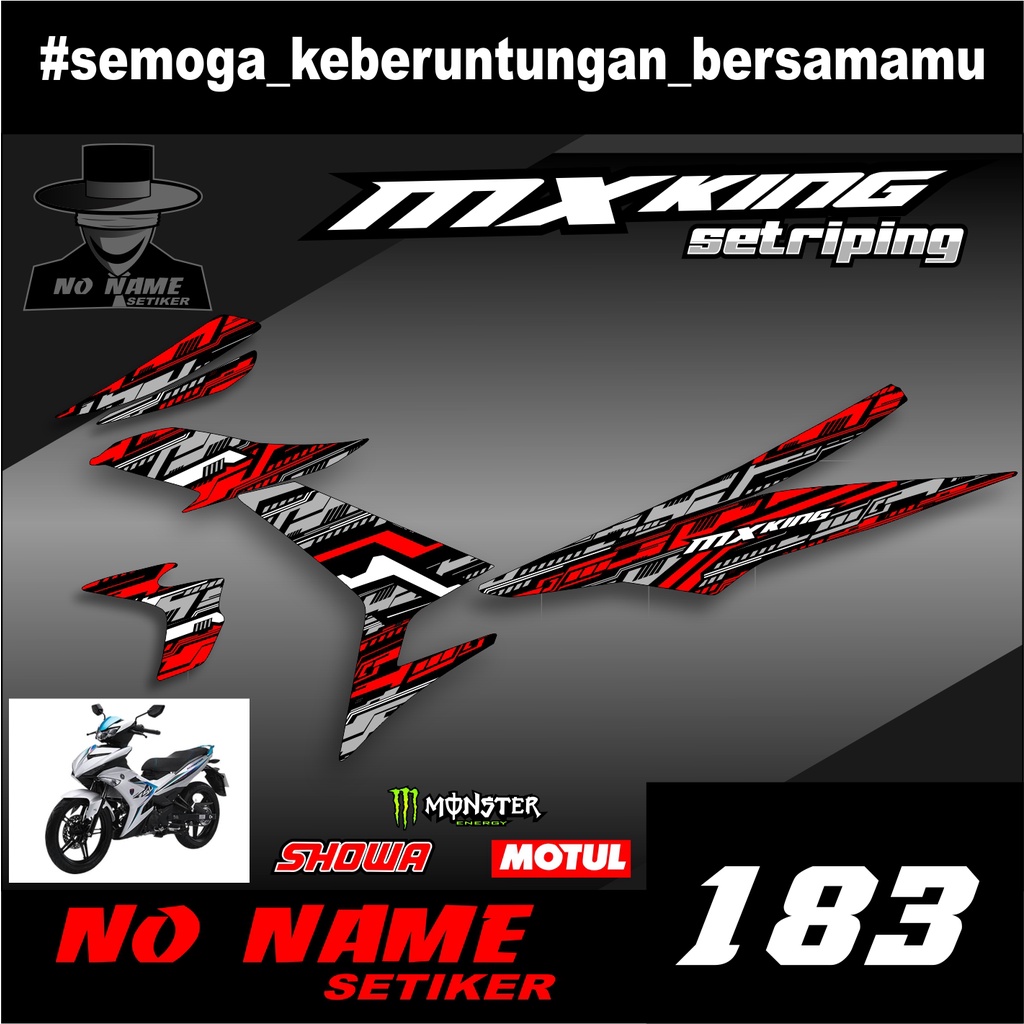 Striping Jupiter Mx King 150 (183) 2015 2016 2017 2018 2019 2020 2021 2022 Stiker Sticker Setiker