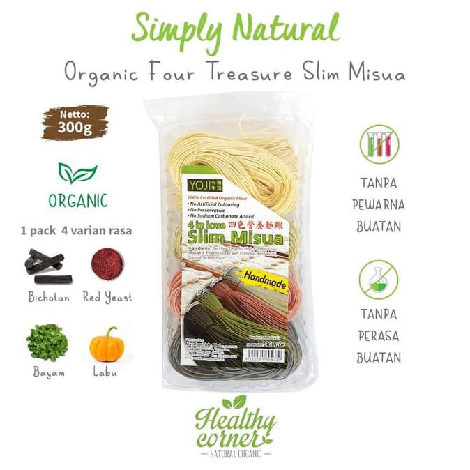 

Simply Natural - Organic Four Treasure Slim Misua ( Mie ) 300 gr SALE