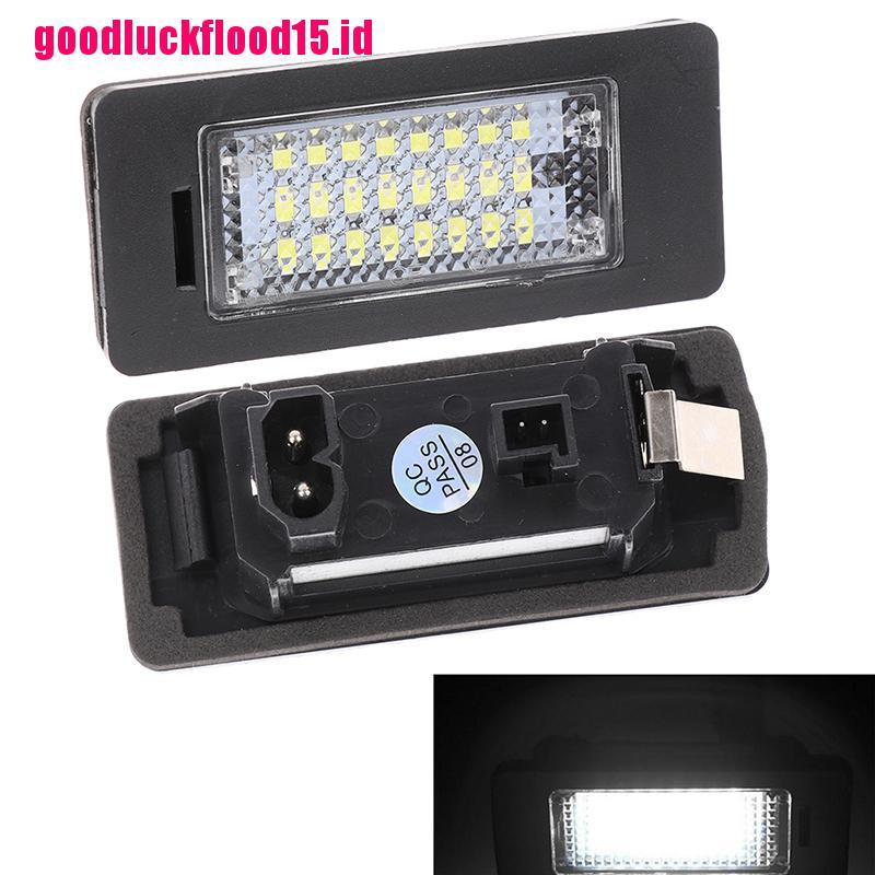 {LUCKID}Led Car License Plate Light Rear Lights Number Plate Lamp For E39 M5 E70 X5 E93