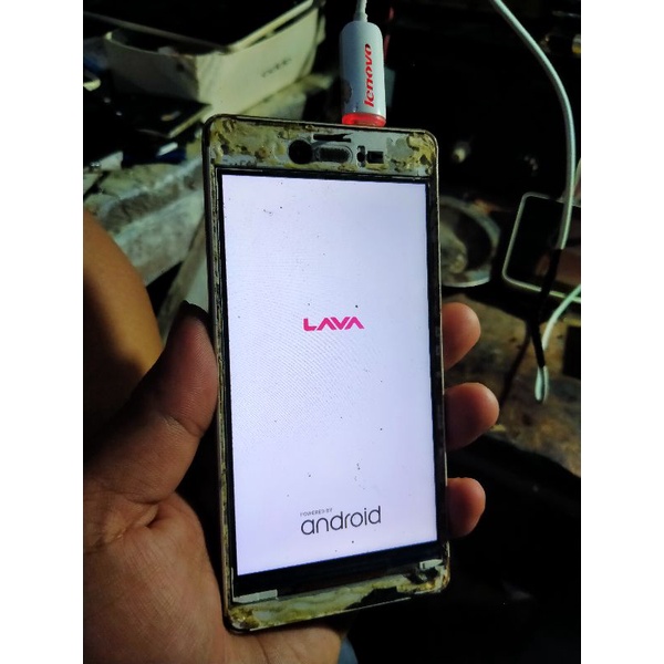 lcd saja tidak termasuk touchscreen hp LAVA iris 80 ORI cabutan normal udh tested bonus kesing tingg