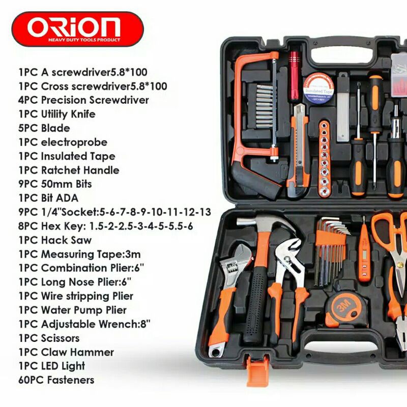TOOLKIT TOOLbox ORION/HAND TOOLSET