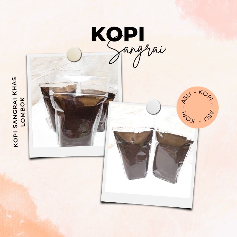 

Kopi khas Lombok Inak Raeda / Kopi sangrai tanpa campuram