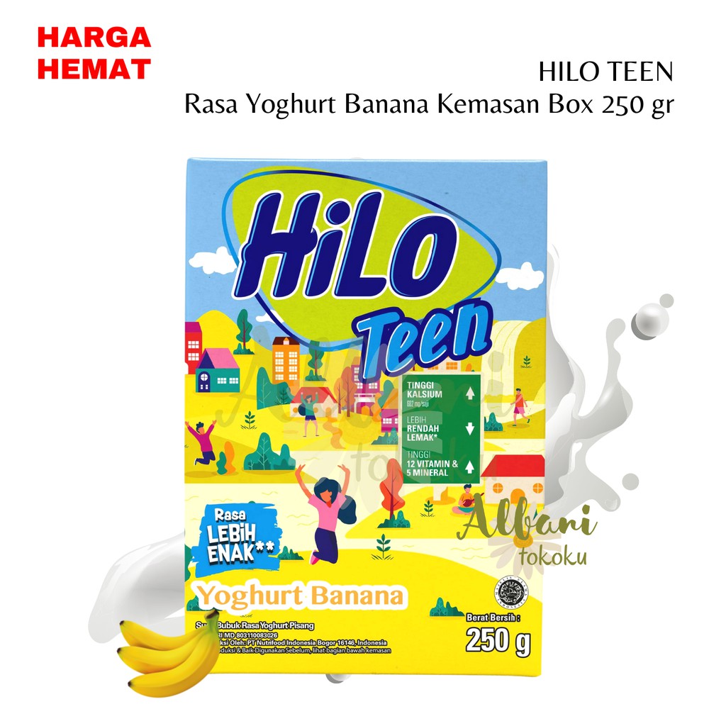 

Hilo Teen Youghurt Banana 250 gr - Susu Hilo Tinggi Kalsium - Rendah Lemak - TERMURAH