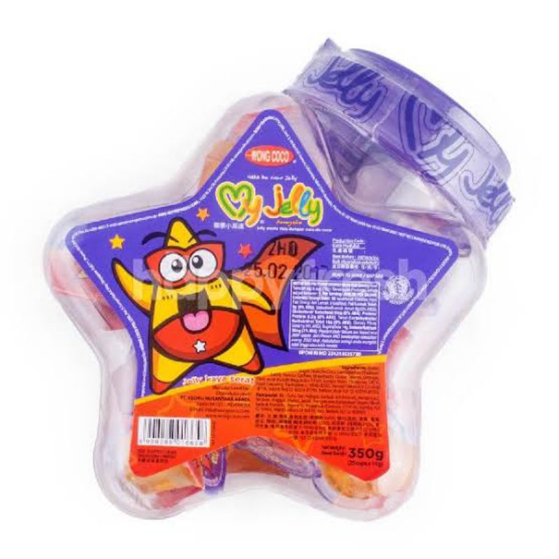 My Jelly toples bintang 350 gr wong coco