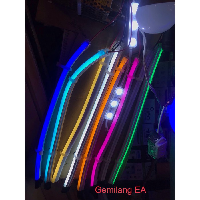LED STRIP / NEON FLEX 12 V Untuk Dibentuk Menjadi Gambar Atau Huruf