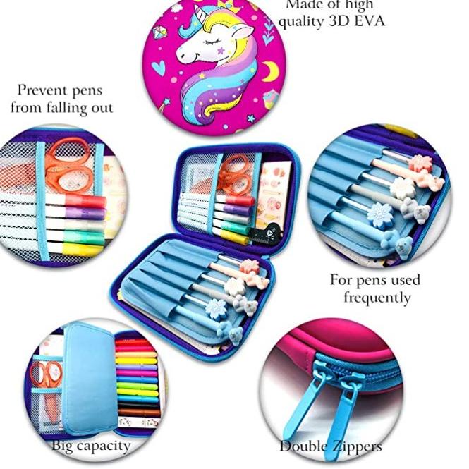 

Tempat pensil kotak pensil 3D Unicorn Pencil Case tempat pensil Unicorn Kepala kado anak perempuan unicorn lucu murah import berkualitas ➤ Best Produk ￣)～