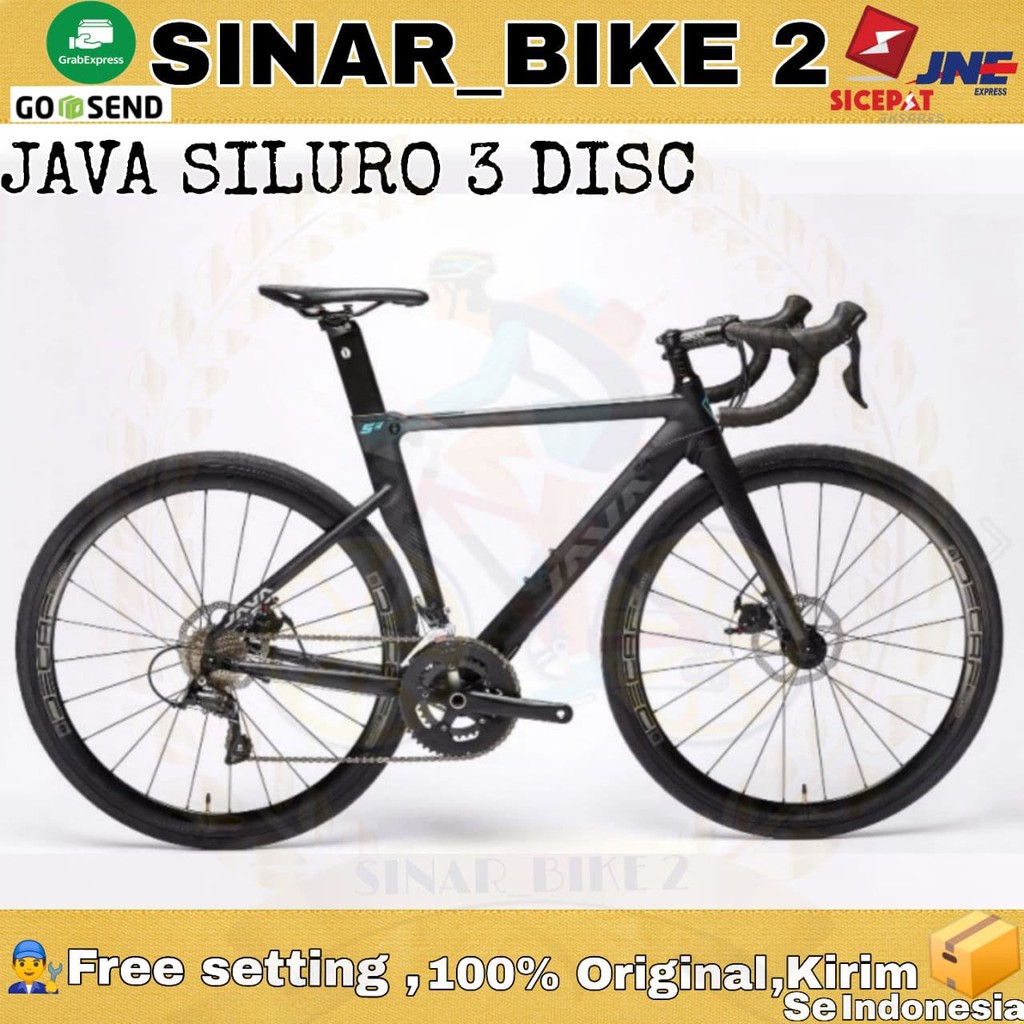 Sepeda Balap RoadBike JAVA SILURO 3 Alloy Disc Hidrolik