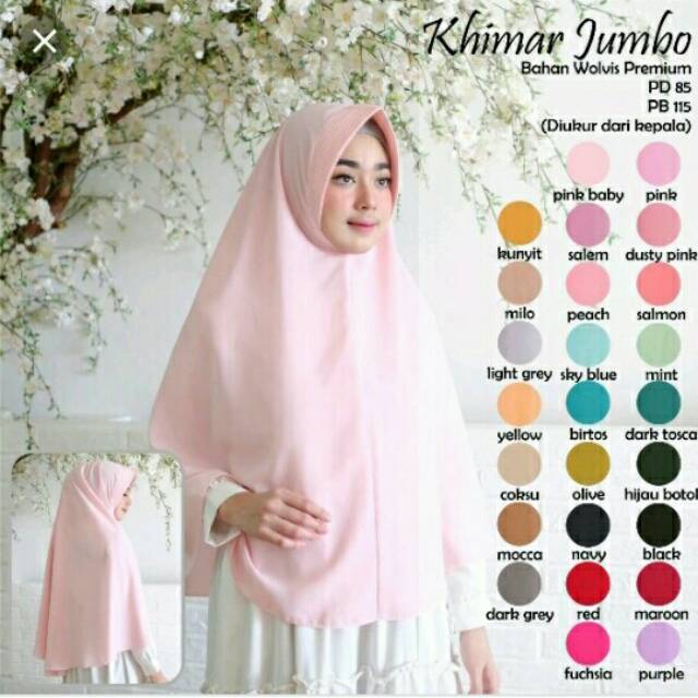 Khimar jumbo pet wolfis /KHIMAR WOLFIS EXLUSIVE
