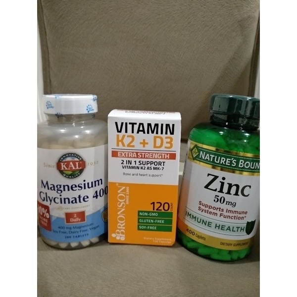 Paket Quatro Formula Vit D3K2 Magnesium Zinc