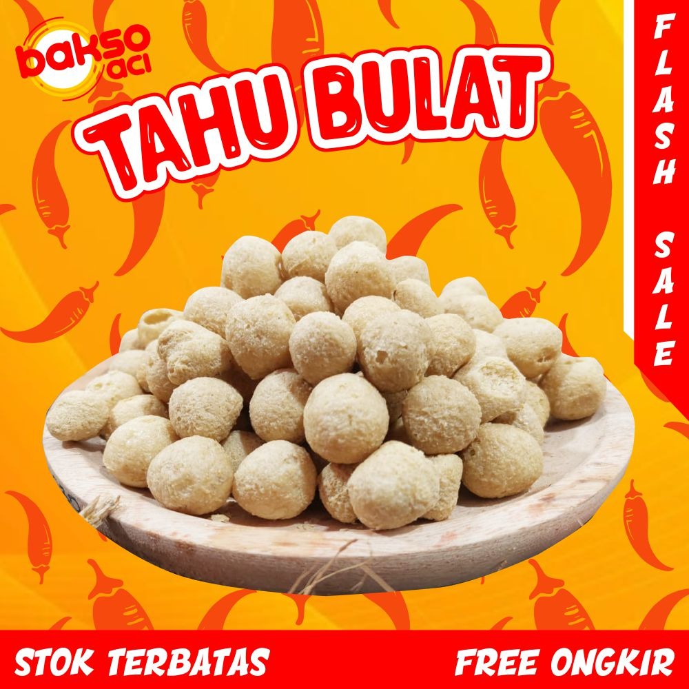 Jual Tahu Bulat Mini Kering Keripik Tahu Pong Kering Toping Seblak Mie