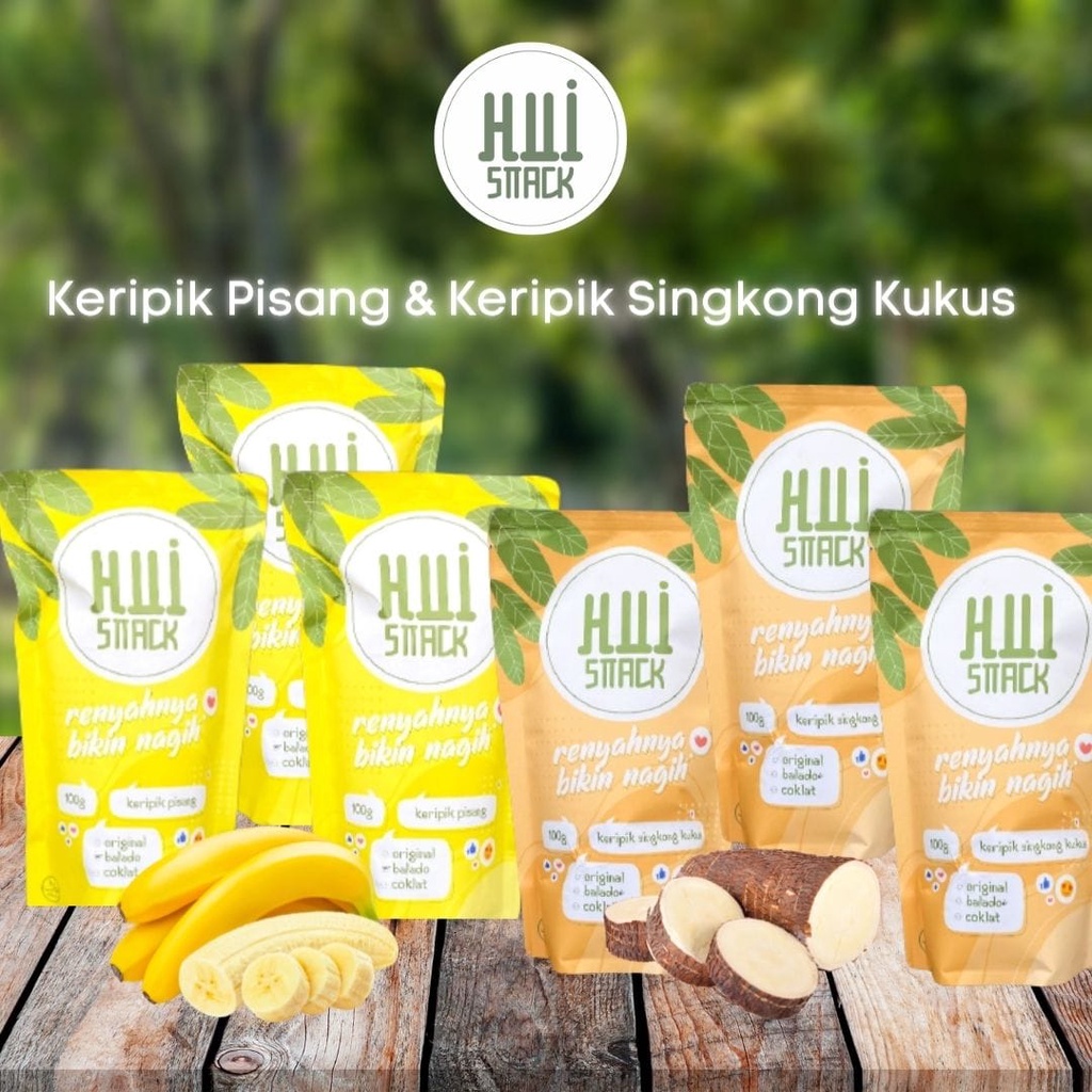 

Keripik Singkong Keripik Pisang Tanpa MSG | Hui Snack