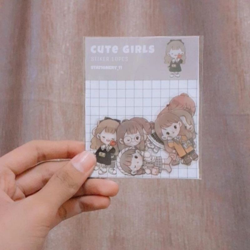 

STICKER CUTE GIRLS || STIKER CHIBI