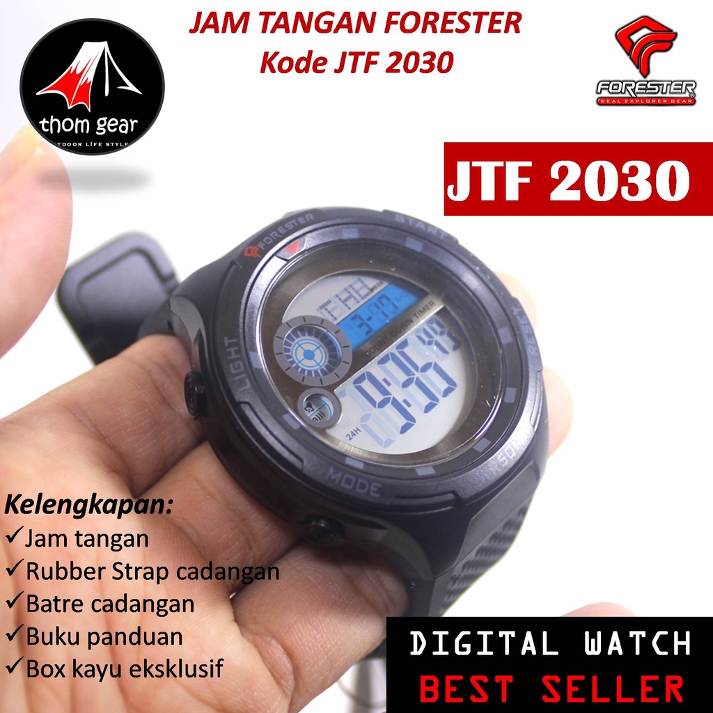 Forester Jtf 2030 Jam Tangan Pria Origial Forester Analog Digital Adventure Sport Outdoor Waterproof Water Resistant Anti Air Pria Cowok Original Ori Terbaru 2022 Free Rubber Strap Cadangan Batre Box Kayu Thomgear Bangakalan Palangkaraya Pare Pare Kebomas