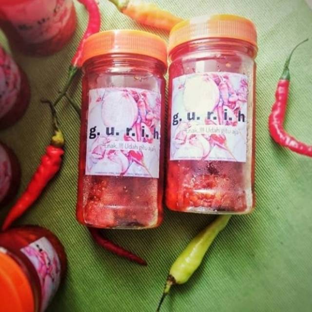 

Sambal terasi gurih botol 200 gr jabodetabek only.