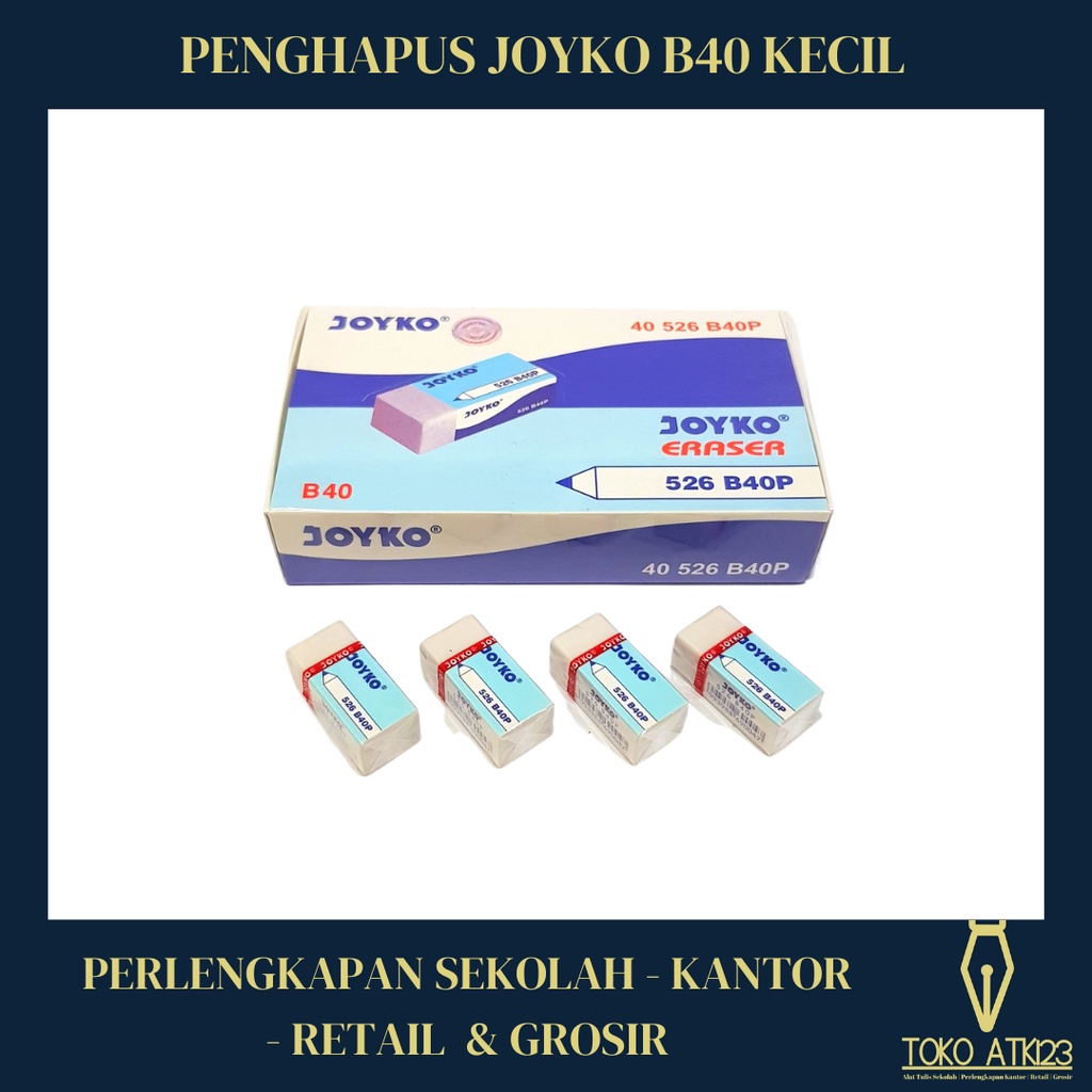 Penghapus Pensil / Eraser Merk Joyko 526 B40P