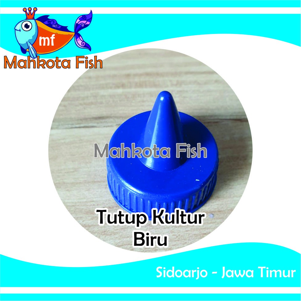 Tutup Kultur Artemia (BIRU) | Tutup Botol Artemia | Tutup Botol Inkubator