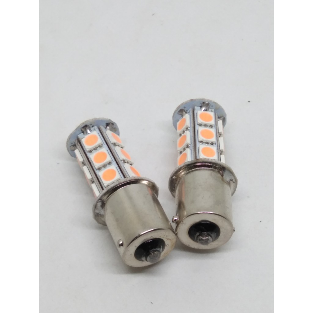 Lampu Sein LED Lampu Mundur Truk Bis 24 Volt 1156 Bayonet Kaki 1 Nyala Kedip