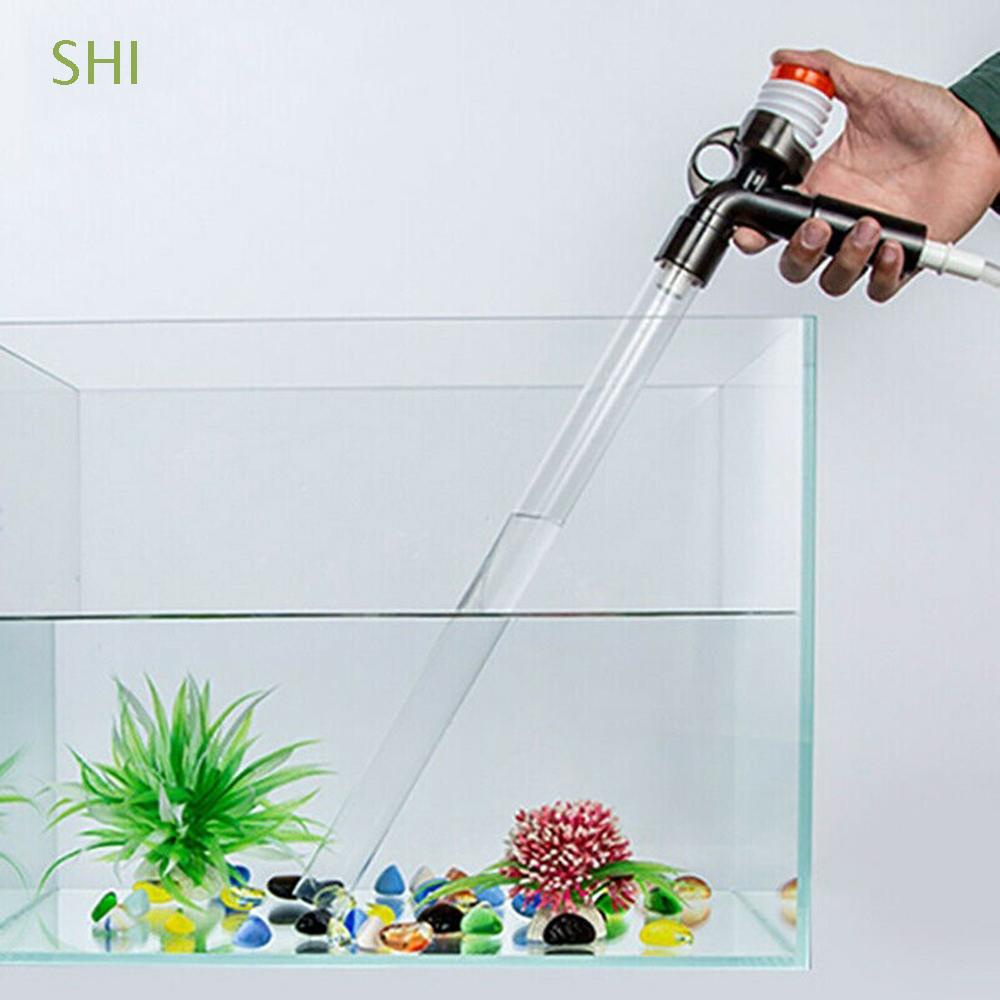 Shi New Aquarium Water Changer Filter Drainer Gravel Fish Tank Cleaner Aquatic Pet Supplies Cleaning Tool Quick Release Sand Washing Vacuum Siphon Shopee Indonesia Aquarium filter extension tube