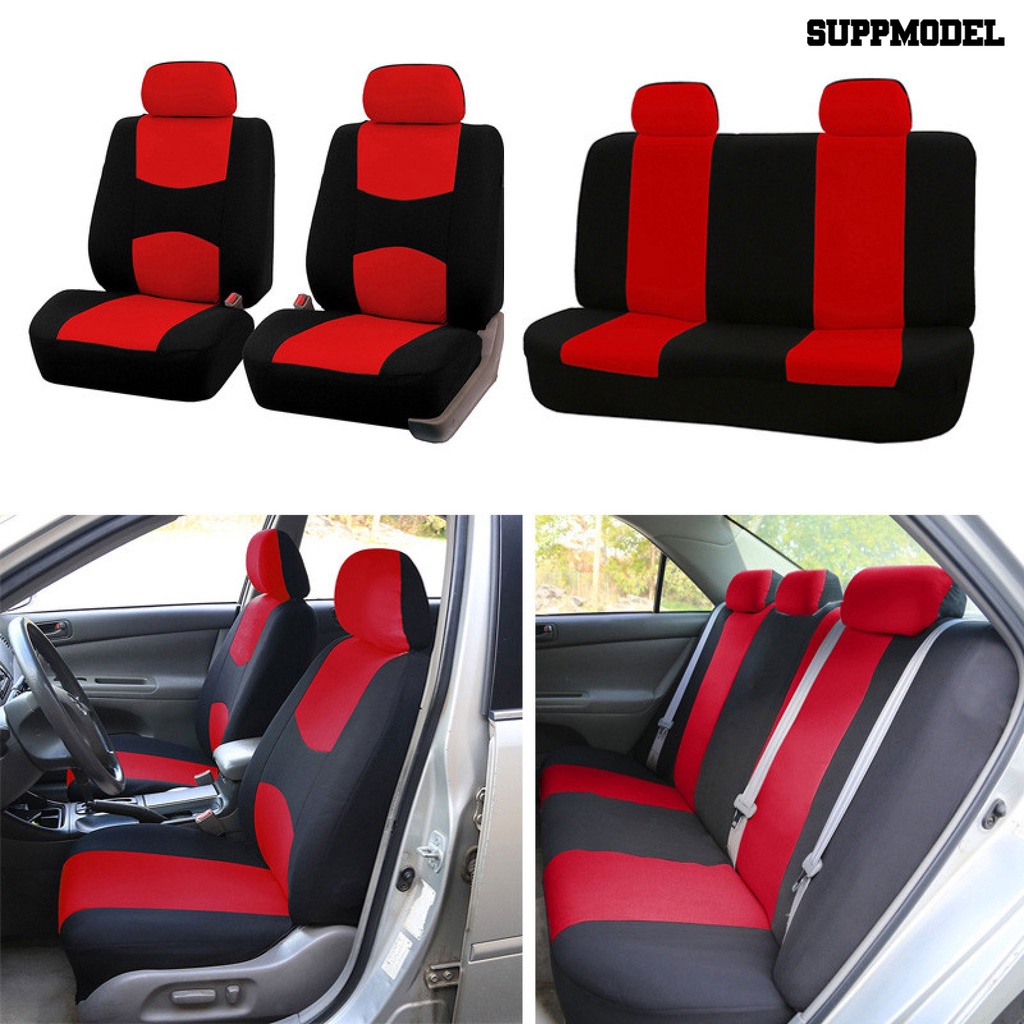 Suppmodel 9Pcs / Set Bantalan Pelindung Rem Bahan Kain Lembut Elastis Untuk Jok Mobil SUV