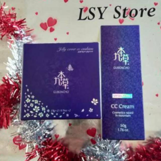 Paket hemat 10 GRATIS 1 UGB - Guboncho CC Cushion + CC Cream (Mix)