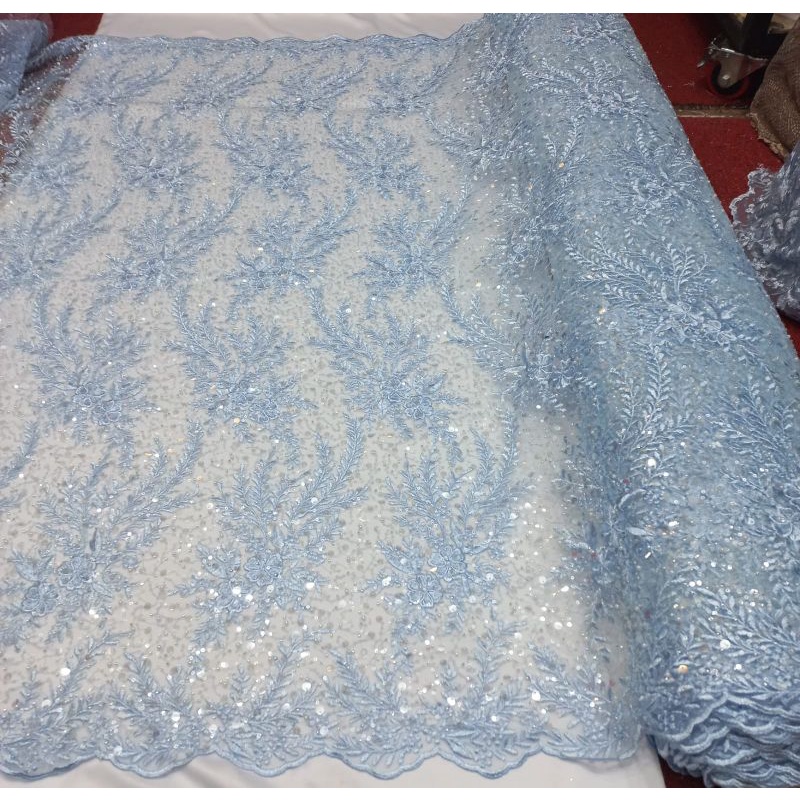 PROMO KAIN TULLE PAYET SEQUIN / TULLE PAYET KOREA / TULLE PAYET PREMIUM / KEBAYA TULLE PAYET