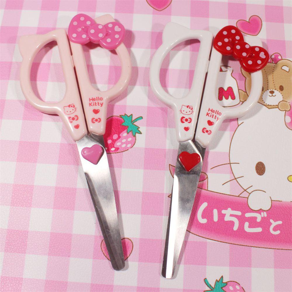 【 ELEGANT 】 Gunting DIY Tools Stationery Stainless Steel Rumah Tangga Kartun Daging Gunting Dapur Gunting