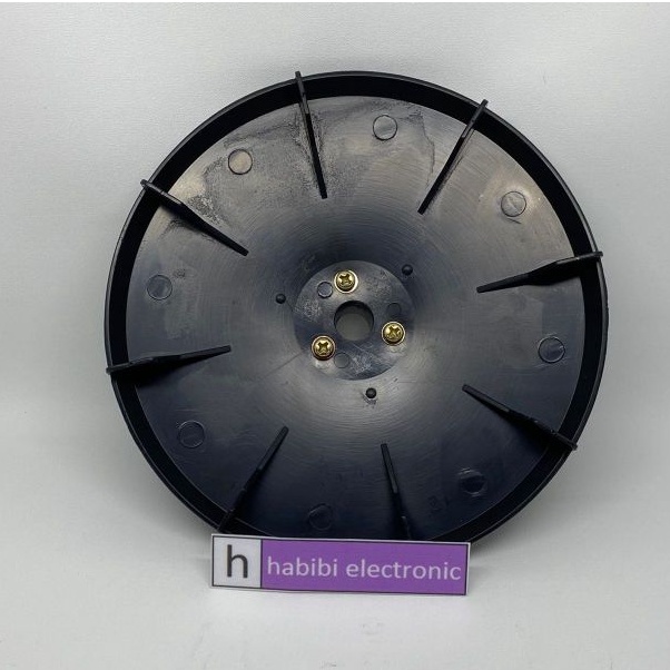 [COD]  PULY DINAMO MESIN CUCI PULLY MESIN CUCI AS 10 MM PULEY WASH HITAM BULAT PULI 10MM