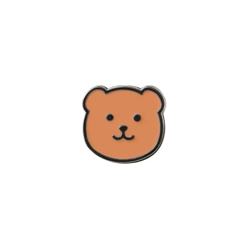 Jepang dan Korea Selatan kartun lucu bear couple pria dan wanita bros lencana paduan minyak menetes